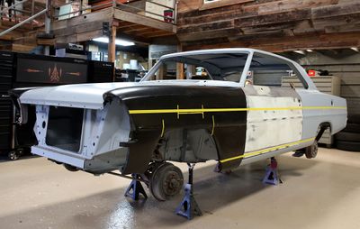 67 Nova green build stand