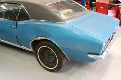 67 Camaro Forsyth before rear three quarters